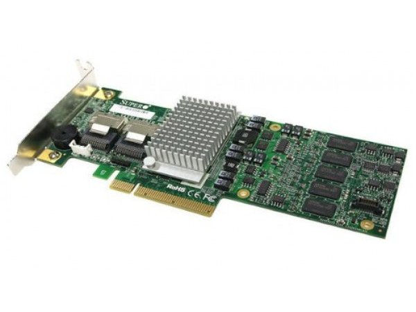 Card Raid Supermicro AOC-S2208L-H8iR & 2x CBL-SAST-0507-01